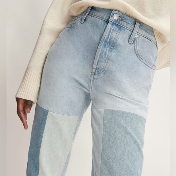 Everlane 90s Patchwork Denim Jeans - Picture 5 of 10